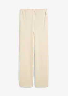 Vid bukse i strikket look, bonprix