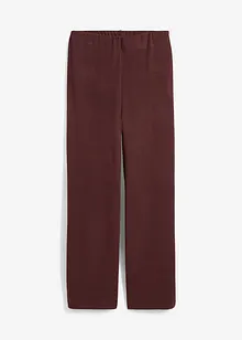 Vid bukse i strikket look, bonprix