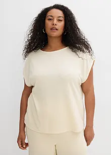 Oversized topp i strikket look, bonprix