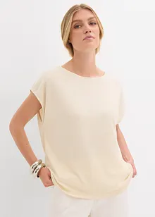 Oversized topp i strikket look, bonprix