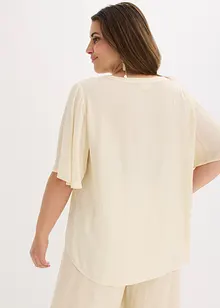 Blusetunika med vingeermer, bonprix