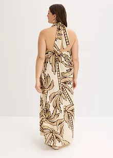 Halterneck kjole i A-fasong, bonprix
