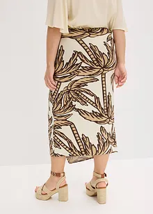 Jerseyskjørt i myk viskosemiks, bonprix