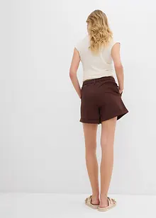 Shorts i twill med høy midje, bonprix