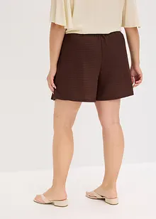 Pull on-shorts i strukturert krepp, bonprix