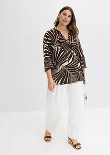 Kimonobluse i linstil, bonprix