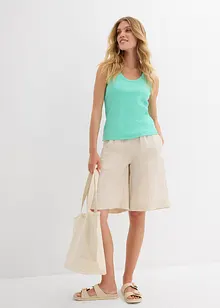 Singlet med økologisk bomull (2-pack), bonprix