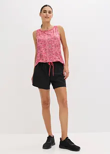 Treningstopp med racerback, hurtigtørkende, bonprix