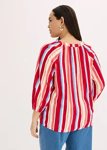 Bluse i strukturert viskose, bonprix