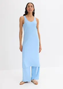 Midikjole i mykt ribbemateriale, bonprix