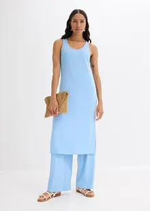 Midikjole i mykt ribbemateriale, bonprix