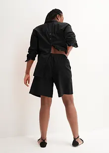 Bermudashorts i lin og bomull, bonprix