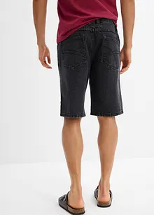 Jeans-bermuda med elastikk på siden av linningen, Classic Fit, bonprix