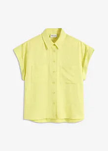 Kortermet bluse i lett materialmiks med lyocell, bonprix