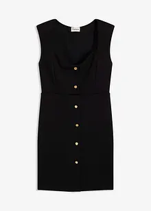 Minikjole med skulderputer, bonprix