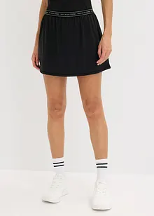 Ultralett treningsskjørt med integrert shorts, bonprix