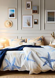 Sengesett med sjøstjernemønster, bonprix