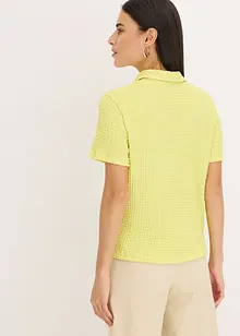 Trikotbluse med struktur, bonprix