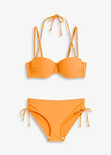 Balconette-bikini med avtagbare halterneck-stropper (2-delt sett), bonprix