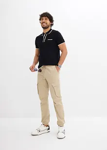 Regular Fit slip on-cargobukse, Straight, bonprix