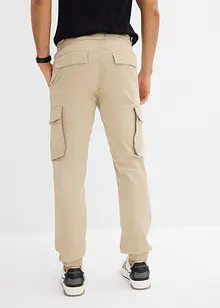 Regular Fit slip on-cargobukse, Straight, bonprix