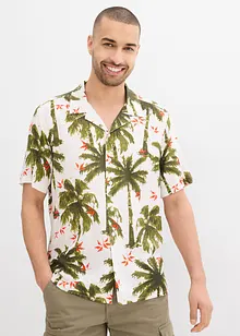 Kortermet skjorte i viskose, Loose Fit, bonprix