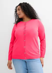 Cardigan med rund hals, bonprix