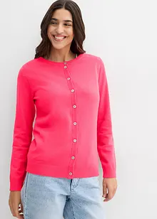 Cardigan med rund hals, bonprix