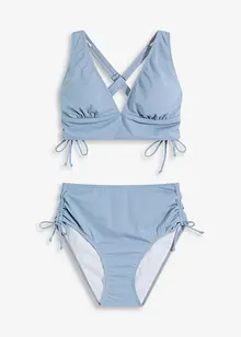 Bikini med topp med kryssende stropper (2-delt sett), bonprix