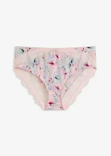 Truse med høy midje og fin glans (2-pack), bonprix