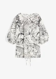 Kortermet bluse av 100% bomull, bonprix