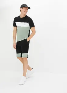 T-skjorte og trikot-bermudashorts (2-delt sett), bonprix