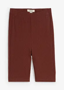 High Waist-sykkelbukse av ribbet jersey, bonprix
