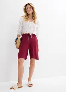 Jersey-bermudashorts i viskosemiks, bonprix