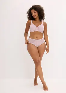 Truse med høy midje og forseggjorte blonder, bonprix