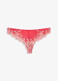 Stringtruse med flerfargede blonder, bonprix