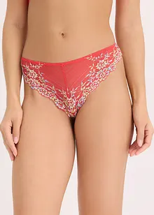 Stringtruse med flerfargede blonder, bonprix