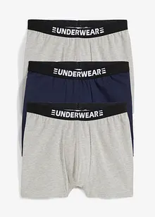 Ettersittende boksershorts (3-pack), bonprix