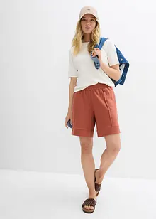 Sweatshorts i bomullsmiks, bonprix