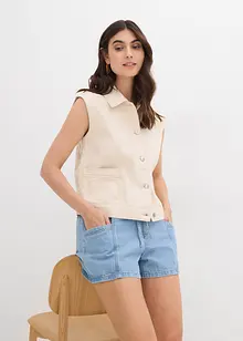Jeansshorts High Waist, komfortlinning, bonprix