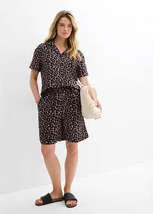 Oversized bluse i musselin, bonprix