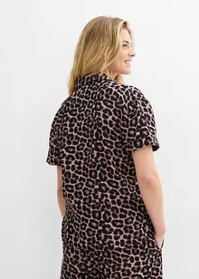 Oversized bluse i musselin, bonprix