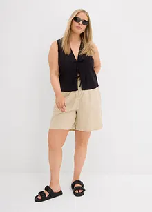 Shorts med lin, bonprix
