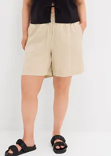 Shorts med lin, bonprix