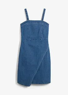 Denimkjole i omslagsstil, bonprix