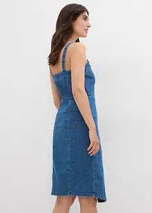 Denimkjole i omslagsstil, bonprix
