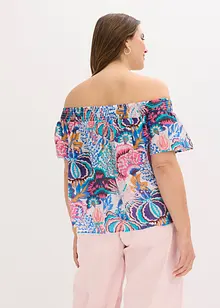 Carmenbluse av lett viskosemiks, bonprix