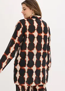 Lang bluse med batikk-print, bonprix