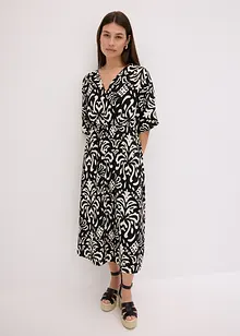 Jerseykjole med print, bonprix