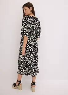 Jerseykjole med print, bonprix